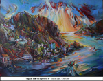 Signal Hill's Tapestry-4, Oil on Canvas